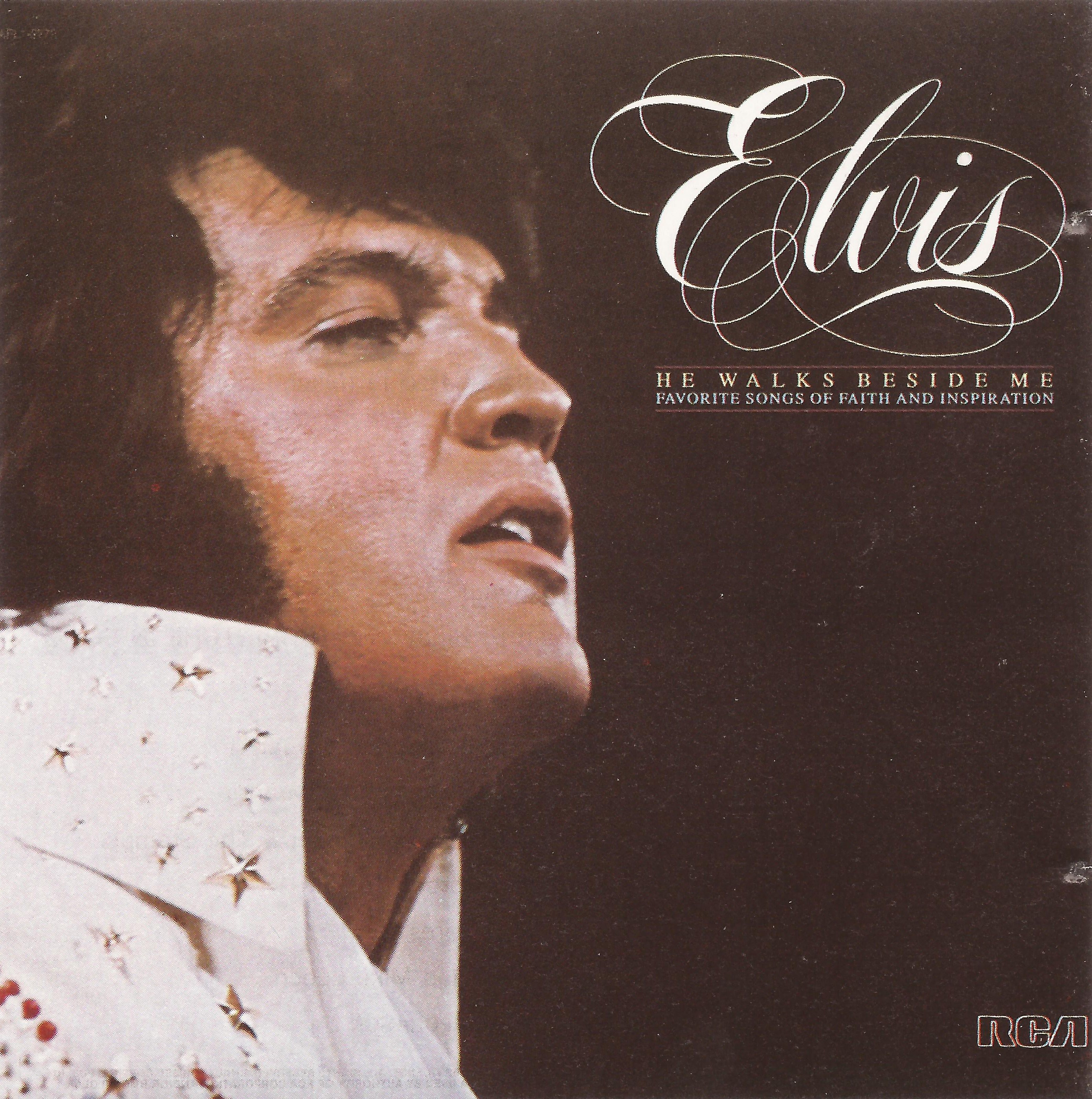 Elvis Presley  He Walks Beside Me : Front